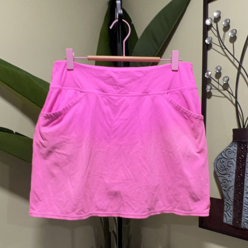 Lilly Pulitzer Luxletic Hot Pink Skort Women's M Tennis Activewear Built-in